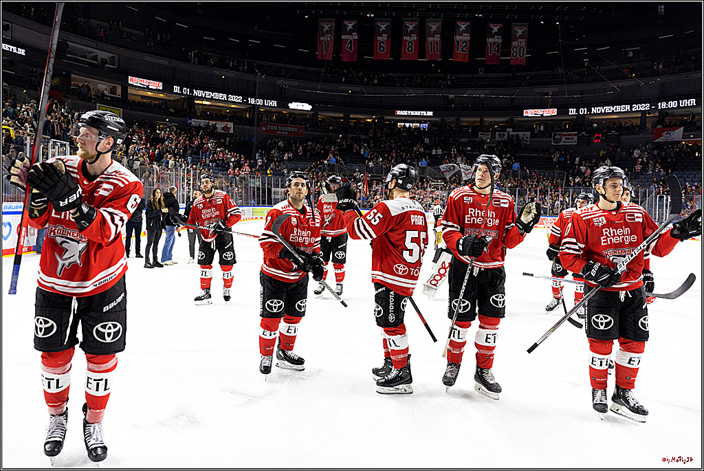 PENNY DEL;  Kölner Haie - Grizzly Wolfsburg; Köln, 26.10.2022